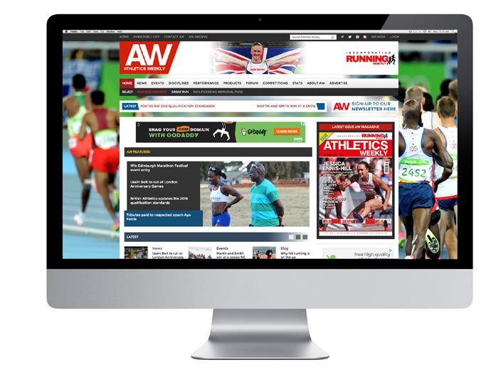 Athletics Weekly Portfolio ATHLETICS WEEKLY Founded in 1945, Athletics Weekly has been providing news and views from the sport of Athletics for over 70 years and to this day remains the world s only