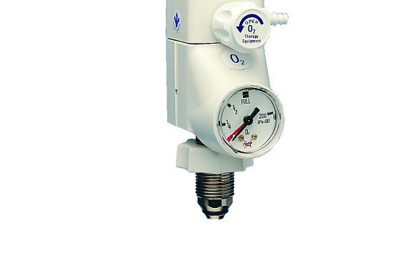 The standard Medireg is supplied with a gauge with