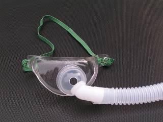 V) Tracheostomy mask for patients with tracheotomy or laryngectomy DEVICE Tracheostomy mask Variable Percentage (Delivers unpredictable concentrations that vary with flow rate) DESCRIPTION Mask