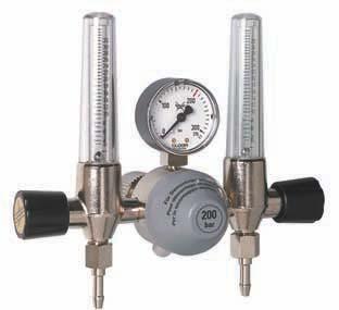 6617 Working pressure (bar) 0.5 to 3 (preset) Flow rate (Nm3/h) 2 Design as above, but with adjustable working pressure between 0.5 to 3 bar. Art. 6618 Art.