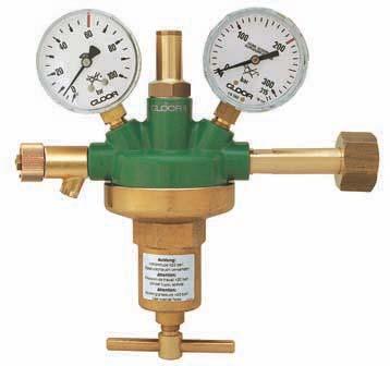 5100 With pressure and contents gauges, integrated safety valve and shut-off valve in the outlet. hose connector 3/8, 1/4, 1/2 all according table page 4 Art. Nr.