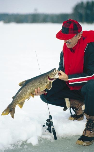Ice Fishing Angling adventures never stop in Ontario. In winter, ice and snow just add a new dimension to the sport.