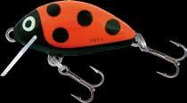 A classic way of fishing with this lure in large rivers is casting the lure across the flow and retrieving as slowly as possible.