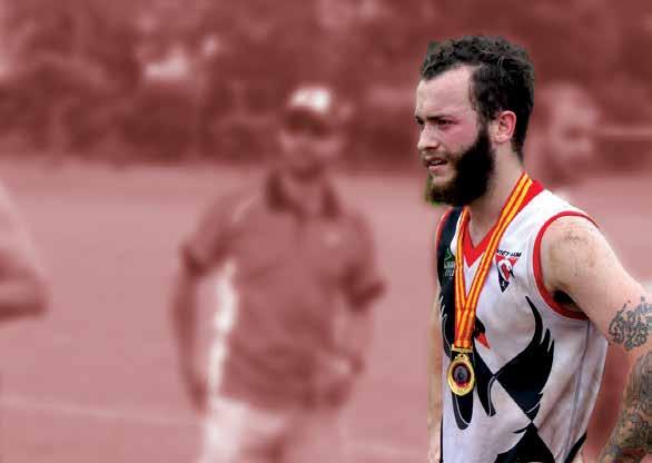 The Number 10 Determination - Hard at it - Dedication Swannies Tribute: The Number 10 Tom Doer awarded the inaugural Nick Shiels Medal playing against Malaysia Warriors in Hanoi.