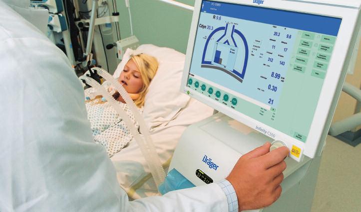 04 DRÄGER EVITA INFINITY V500 The advanced integrated ICU venti MT-0823-2008 MT-0819-2008 Smart Incorporating automated weaning, visualization of pulmonary functions and RFID-based technology the