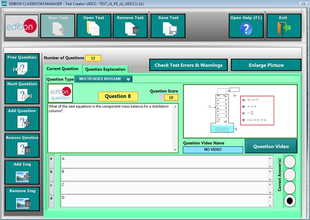Manager -ECM-SOF) totally integrated with the Student Software (EDIBON Student Labsoft -ESL- SOF).