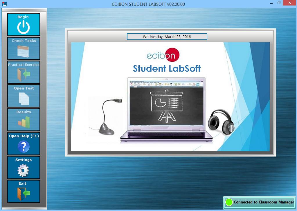 Optional Student Software - ESL-SOF. EDIBON Student Labsoft (Student Software).