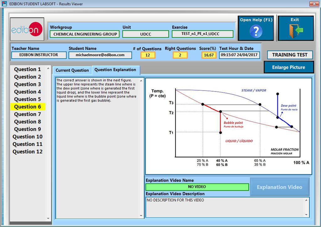 tests and calculations in addition to Multimedia Resources. Default planned tasks and an Open workgroup are provided by EDIBON to allow the students start working from the first session.