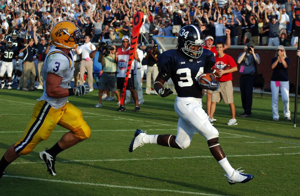 THE LAST TIME GEORGIA SOUTHERN... In the 2009 season opener versus Albany, sophomore cornerback Laron Scott had a pick six in his first game as an Eagle.