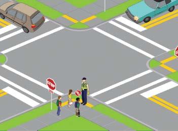 TYPES OF INTERSECTIONS The following describes proper crossing procedures for different types of intersections. Unsignalized Intersections 1.