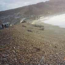 The beach at Chiswell has changed due to human intervention as far back as 1958, when the first attempts at providing coastal defences were made.