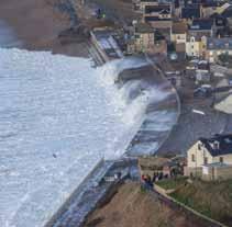 The series of storms experienced between January and March 2014 affecting Chesil Beach were a consequence of the most energetic seas recorded for at least 60 years.
