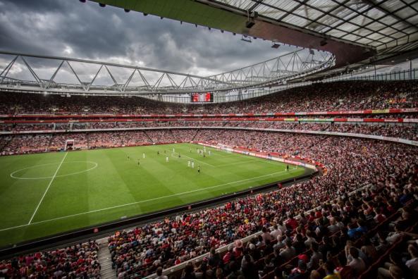 Arsenal FC Our tickets are located in a Club Level section and are inclusive of: VIP Middle tier seating Complimentary match day program Complimentary half time refreshments (beer, wine, soft drinks