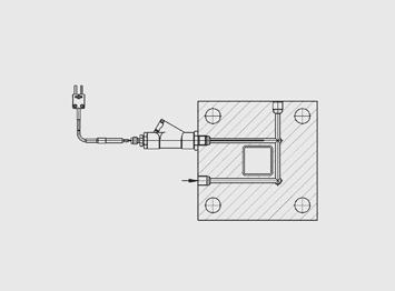 T700000855 Y-connector incl. screwfitting for the sensor, connection piece fittings G 3/8 and reduction G 3/8 to 1/4 Order No.