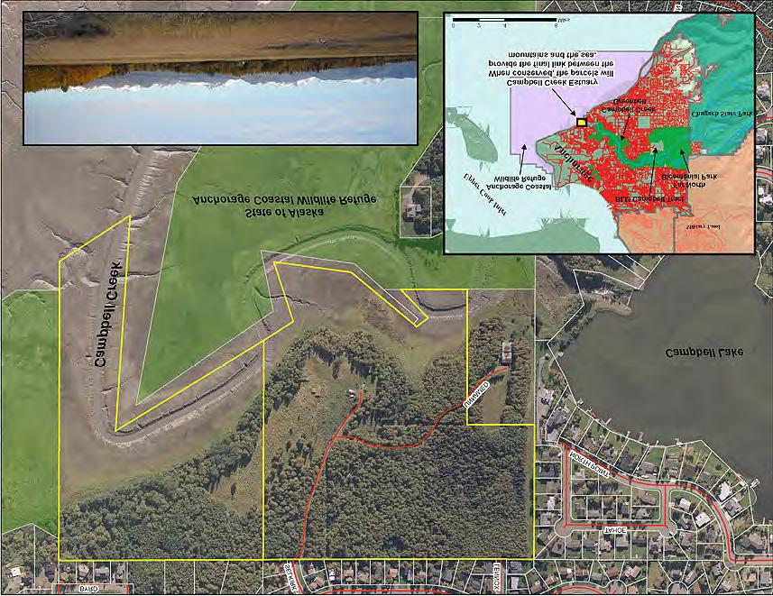 Figure 5: Map of the protected Campbell Creek Estuary area (http://www.nature.