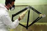 THE PREPARED FRAME: CLEANING THE FRAME: PAINTING CLEAR COATING