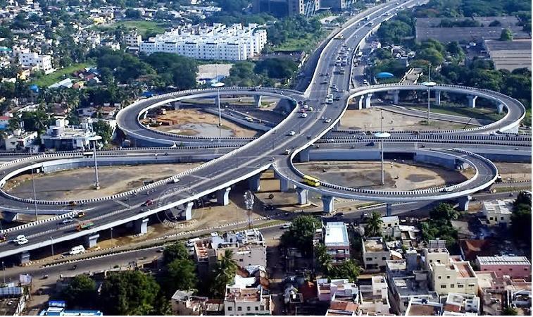 . Fig: Typical flyover Fig: Typical express way 10. Use side area (occupy the adjacent land owners) for the roads adjacent to religion temples, mosques, churches.