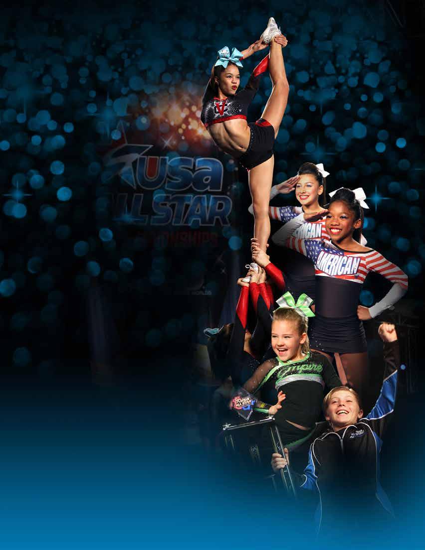 CHEER CATEGORIES/DIVISIONS CHEER - All Star NUMBER ON TEAM: Five or more. ROUTINE PROCEDURE: Execute routine of your choice using music, words or any combination thereof.