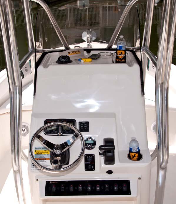 Your boat may be equipped with a safety stop switch and lanyard.