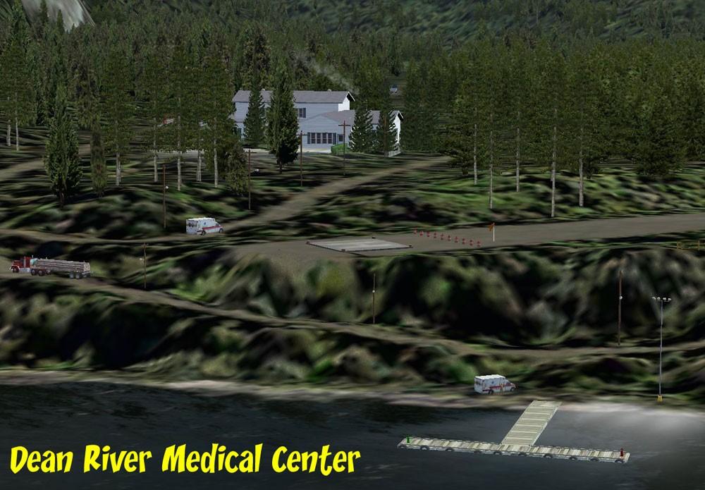 The Dean River Medical Center can be an important part of our package as it connects everything in the area to helipads.