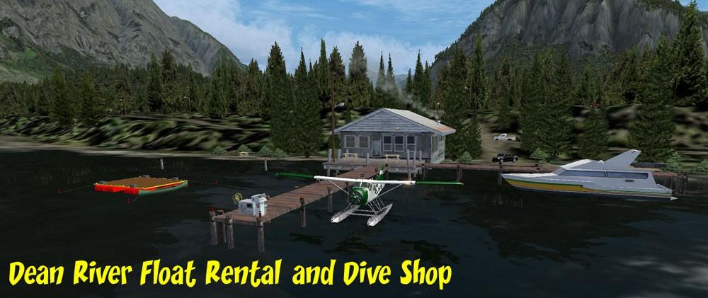Step 1 Your starting location can either be the Sea Plane Base (to see the waterfront) or the Float Rental Facility.