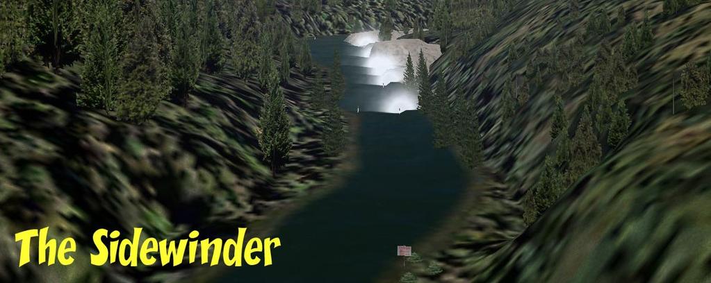 Step 9 The Sidewinder This rapids will be on your starboard side going upriver. You will encounter your first Danger sign telling you to Stay Left.