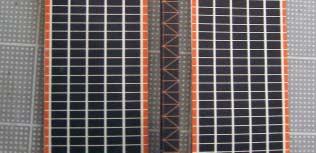 portion of the solar array.