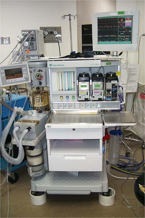 GE-Datex-Ohmeda Aestiva and all other models GE-Datex- Ohmeda Aestiva Pneumatic (oxygen)-driven bellows Inspiratory and Expiratory Flow Sensors Feedback from flow sensors to bellows drive
