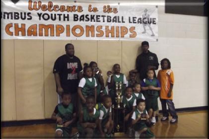 Basketball season with championship games being played at Frank Chester Recreation