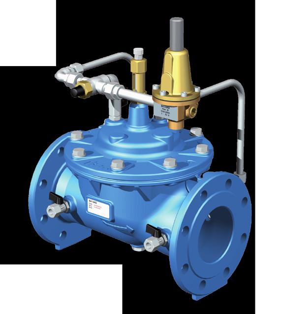Hydrobloc control valve 1 - Technical data Range: - DN 50 to 1000 for XGS design. - DN 50 to 800 for XG design.