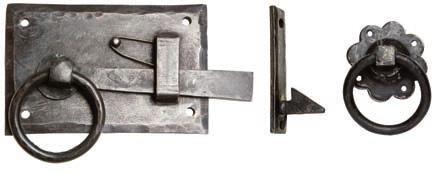 HAND FORGED B4 L1 P20 L1 Cottage latch, hand forged.