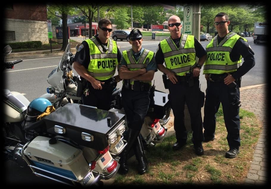 Focus on Transportation Safety The Arlington County Police Department is committed to ensuring the safety of pedestrians, bicyclists and motorists while maintaining the safe and orderly flow of