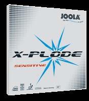 10 RUBBERS X-PLODE Since the banning of speed glue, the X-PLODE with incorporated speed glue effect caused a sensation among players, who were seeking an alternative for the speed provided by speed