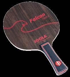 30 BLADES FALCON MEDIUM Pure control that is what the 4 Ayous-layers in the FALCON medium stand for. The mid-veneer which consists of Tung-Wood provides the necessary stiffness for hard topspin balls.