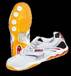 situation to footwork. The JOOLA top players Chen Weixing and Daniel Habesohn (European Champions doubles 2012) use this shoe.