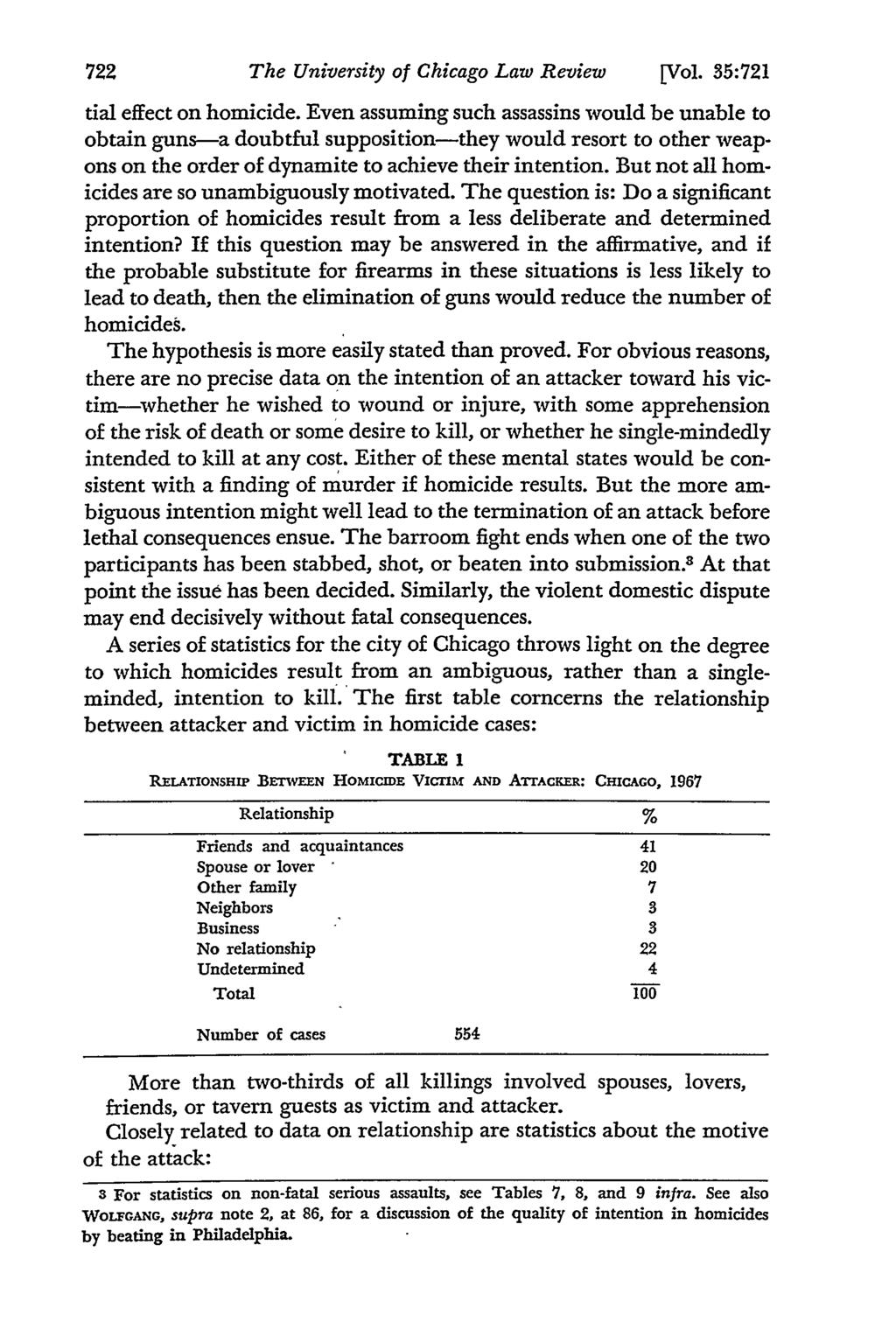The University of Chicago Law Review tial effect on homicide.
