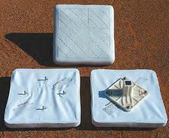 safety bases for all skill levels Tapered sides Ground anchor not included