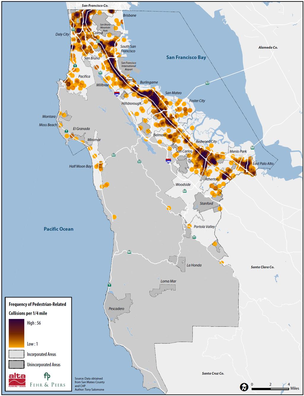 San Mateo County Comprehensive Bicycle and Pedestrian Plan Figure
