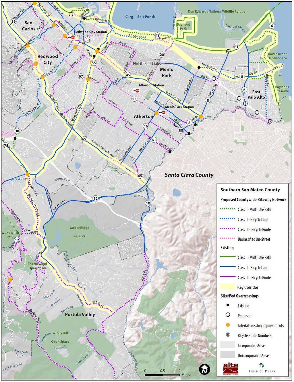 Countywide Bikeway Network Figure 19: