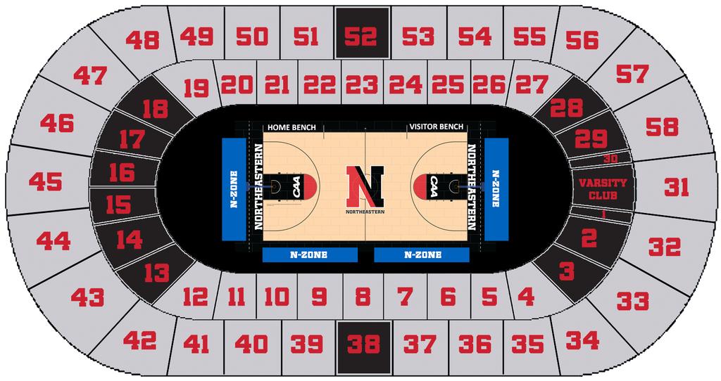 Matthews Arena - Seating Hockey BLUE: Premium Seats : Reserved Seats GRAY: Student Section The