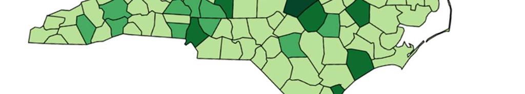 Participants in North Carolina 31% of those who joined the 2017 Holiday Challenge from North Carolina.