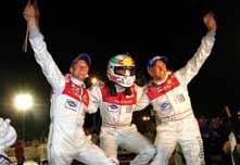 of making the new Audi prototype the first diesel powered-car in the world to win a major sports car race. The overall race victory was Kristensen s fourth, also a record.