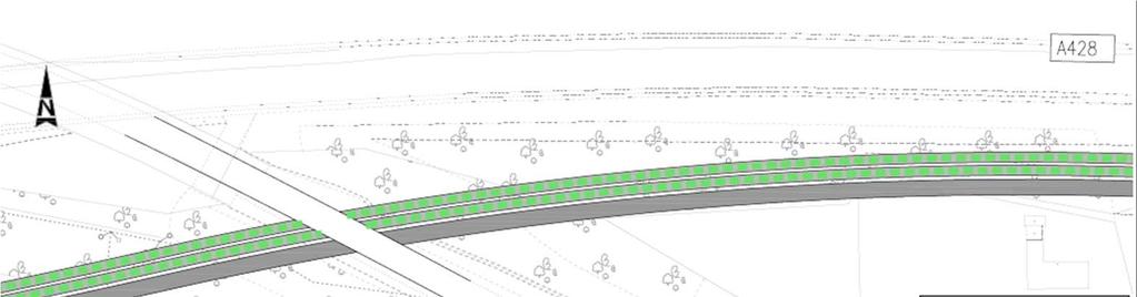 5.3.6 Proposal 3b. Construct a new underpass under St. Neots Road adjacent to the existing A428 Childerley Overbridge The proposal would provide a grade-separated crossing under St.