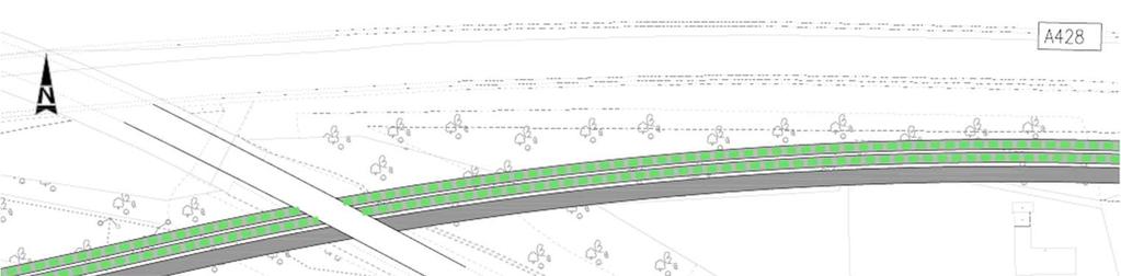 6.4 Proposal 3b. Construct a new underpass under St Neots Road adjacent to the existing A428 Childerley Overbridge 6.4.1 Junction Arrangement Proposal 3b would provide of a fully segregated crossing