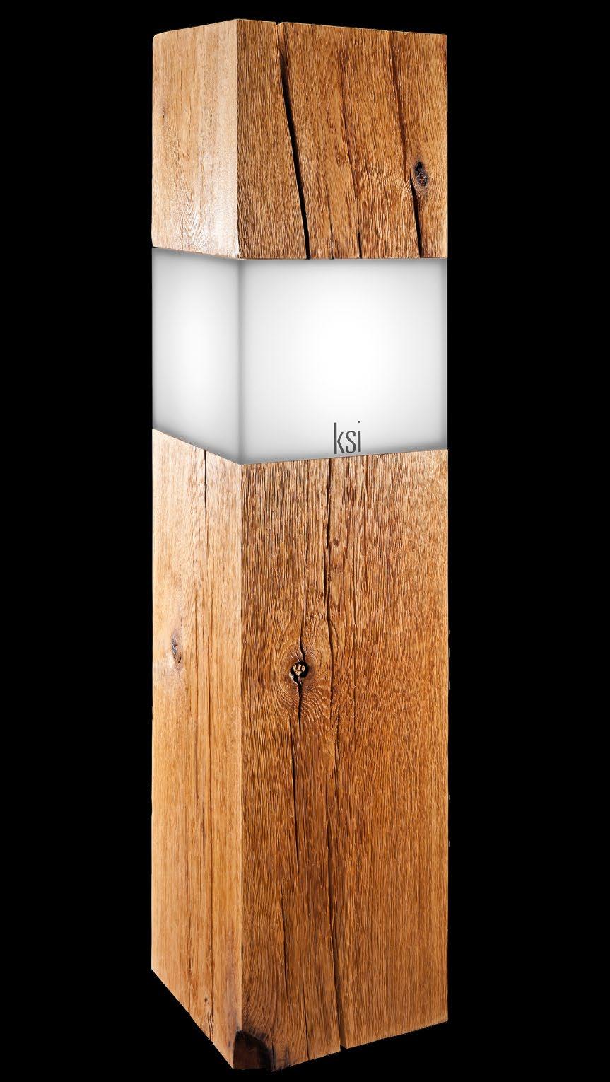ksi old oak XXL 1 floor standing lamp LED ksi old oak XXL 2 floor standing lamp real flame One