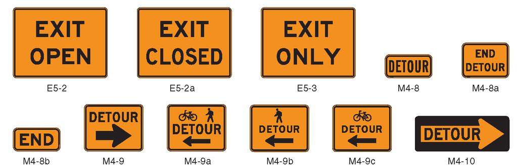 Figure 10: Exit Open and Closed Detour