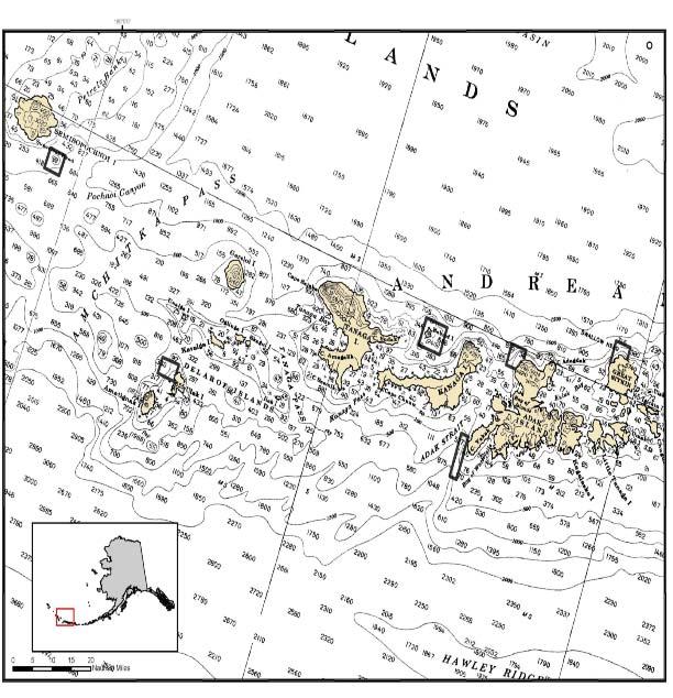 Figure 4 Aleutian Islands Coral Habitat Protection Areas 3.