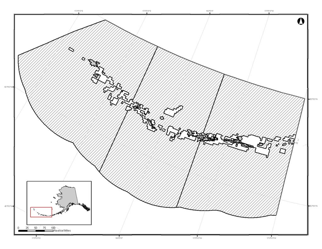 Figure 5 trawl gear. Aleutian Islands Habitat Conservation Area.