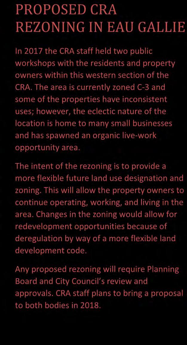 opportunity area. The intent of the rezoning is to provide a more flexible future land use designation and zoning.