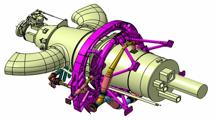 To Stubwing end rib 2" Bellow modeled with DESIGN CYCLE WITH FE SIMULATION In any mechanical system, simulation of the LRU s which are subjected to variable loads such as temperature; pressure etc is